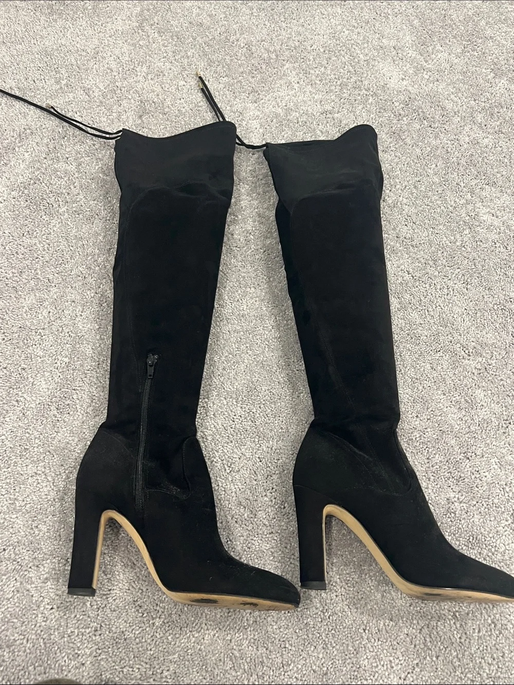 Women's Over-the-Knee Black Stretch Boot